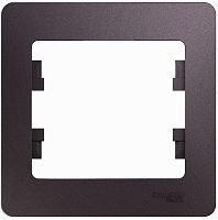 Рамка горизонтальная Systeme Electric Glossa 1-м. сиреневый туман картинка